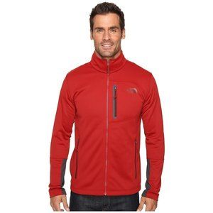 The North Face Canyonlands Full Zip Sweatshirt Cardinal Red Men's Coat